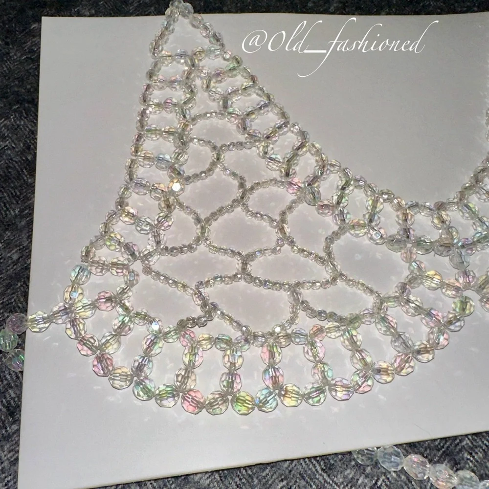 ZARA Beaded Triangle Bralette - Picture 7 of 10